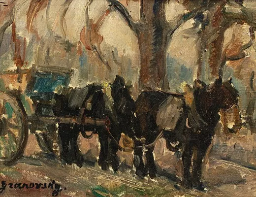 Attelage de chevaux